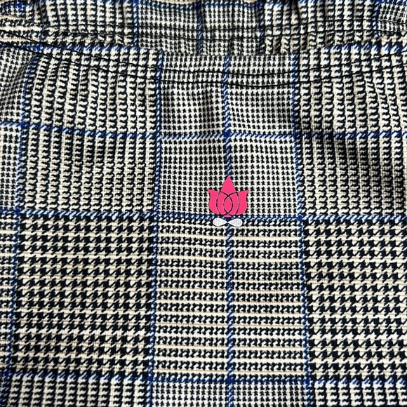 NWT KiraGrace Grace Yoga Halter Crop Top Spring Plaid Size Small - Picture 7 of 14